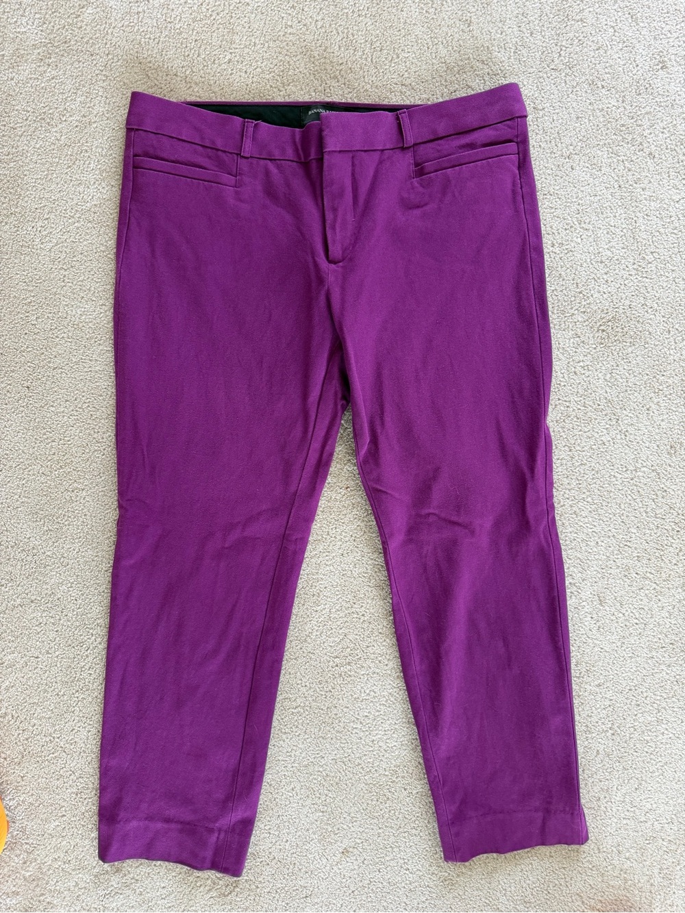 Banana Republic “Sloan” Purple Ankle Slim Pants